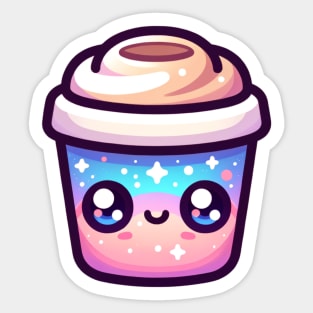 Cute Kawaii Cup Cake Sticker